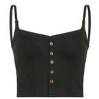 Y2K Vintage Spaghetti Strap Mini Vest Top