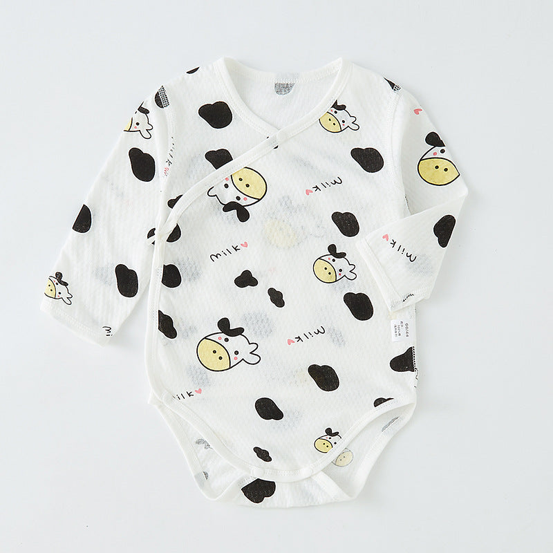 Long Sleeve Cotton Baby Bodysuit for Newborns