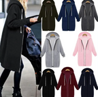 Women's Long Hooded Jacket