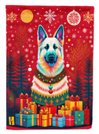 German Shepherd Holiday Christmas Garden Flag