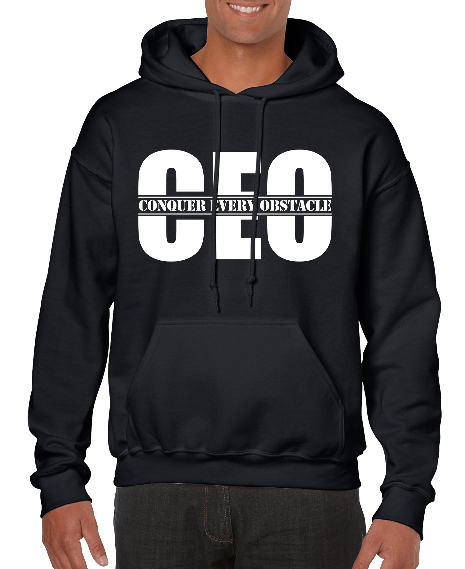 Conquer Every Obstacle CEO Men’s Hoodie | Streetwear
