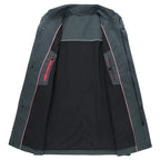 Men's Stand-Up Collar Business Casual Windbreaker Jacket