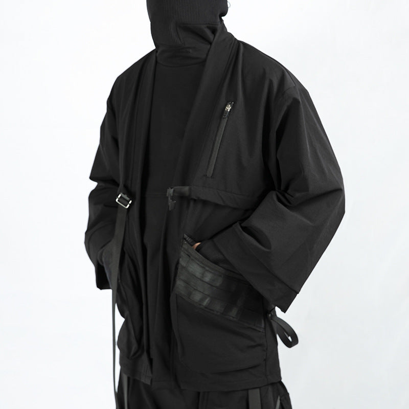 Loose Sleeve Cyberpunk Dark Trench Coat