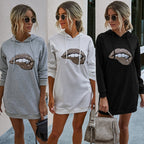 Autumn Hooded Sweater for Women - Mid-Length Design