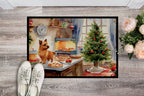 Norwich Terrier Christmas Cookies Doormat