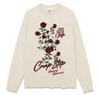 Mixed Berry Print Long-Sleeve Sweater for Autumn/Winter
