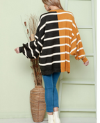 Striped Long-Sleeved Pullover for Women | Streetwear
