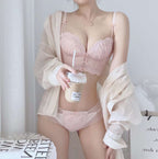 Lace Bralette Set for Women with Adjustable Design