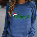 Pumpkin Print Women's Thin Sweater for Halloween