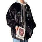 Men's Vintage Embroidered Cotton Padded Jacket