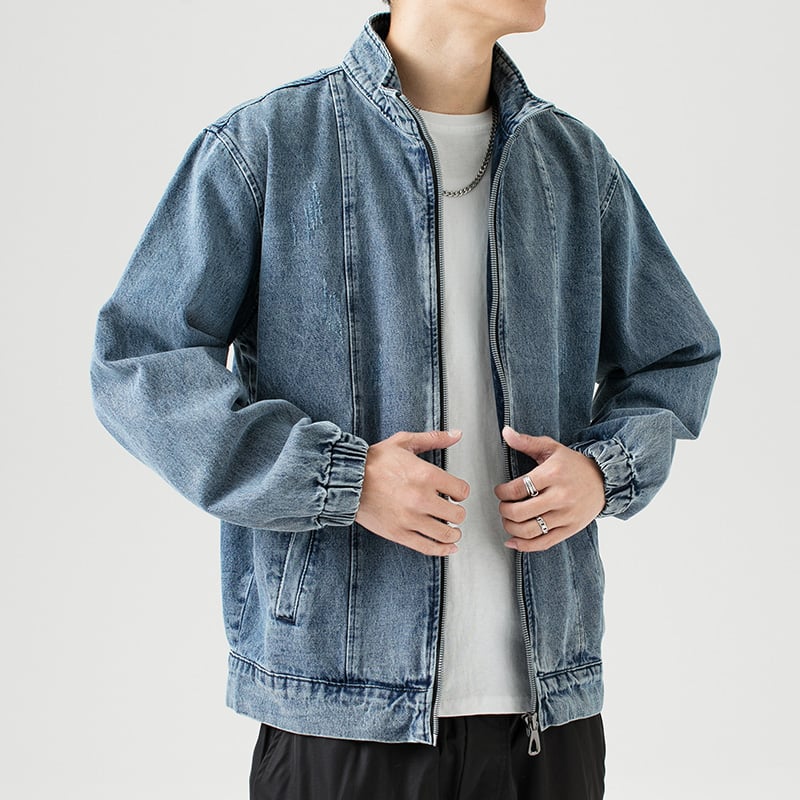 Handsome Casual Men's All-Match Denim Jacket