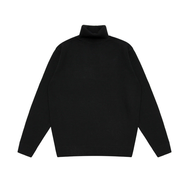 Men's Slim Turtleneck Sweater for Autumn and Winter