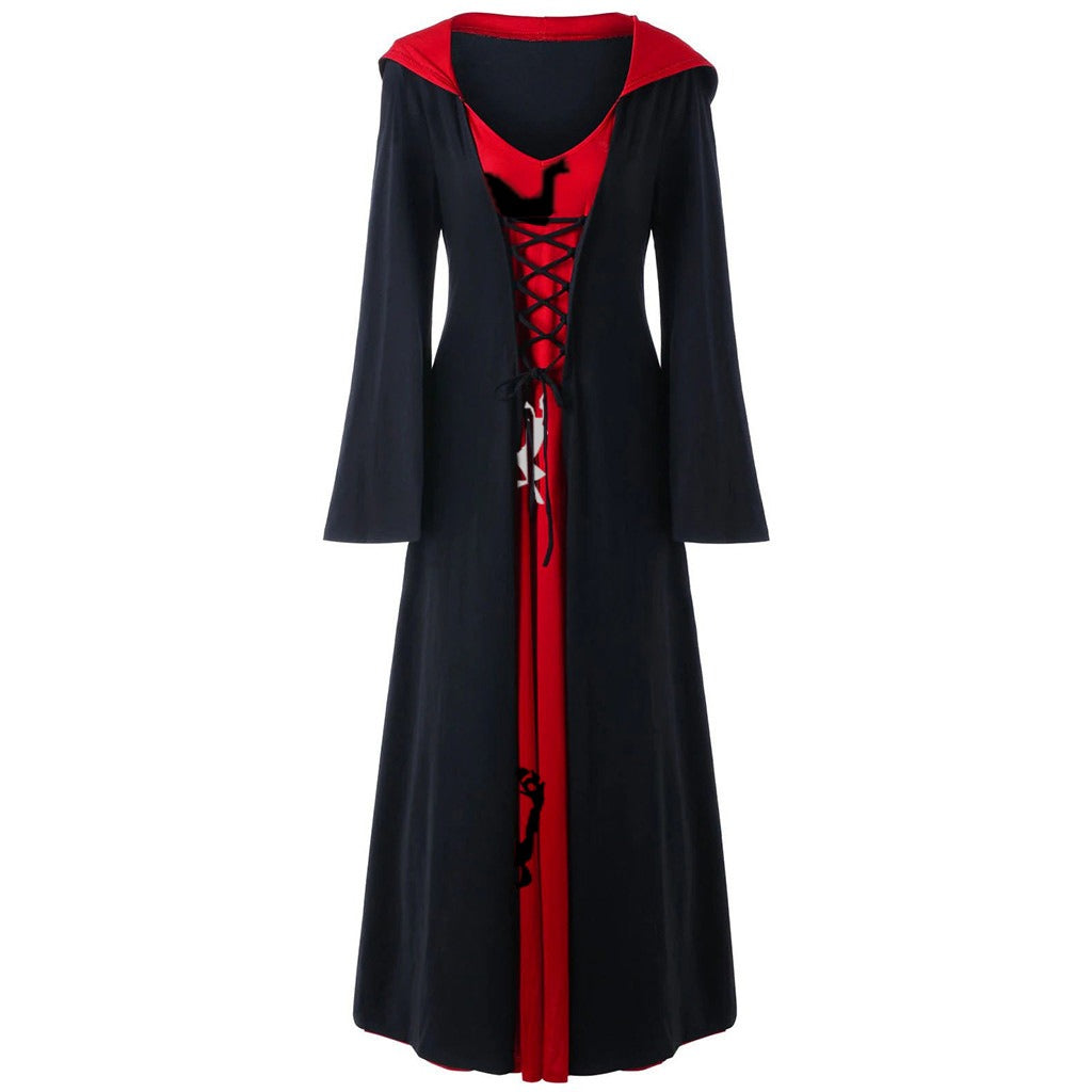 Women's Christmas Reindeer Hooded Dress