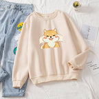 Women's Shiba Cheek Pinch Sweatshirt | Streetwear