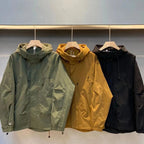 Hooded Men's Jacket for Spring and Autumn Casual Wear