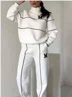 Womens 2 Piece Outfits Lounge Hoodless Pullover Sweatshirt Sweatsuit Sets Sweatshirt Baggy Fashion Sweatpants With Pockets | Streetwear