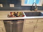 Australian Terrier Cozy Christmas Dish Drying Mat