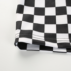 Summer Women's Black and White Checkered Tank Top