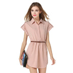 LIVA Chiffon Shirt Dress - Style 1141