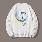 Men's Long Sleeve Hoodie with Japan Streetwear Print | Streetwear