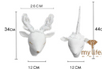 Reindeer and Sheep Wall Decor for Kids' Christmas Room