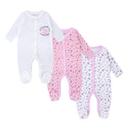 Cotton Long-Sleeve Baby Bodysuit (0–9M)