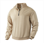 Men's Jacquard Long-Sleeve Sweater