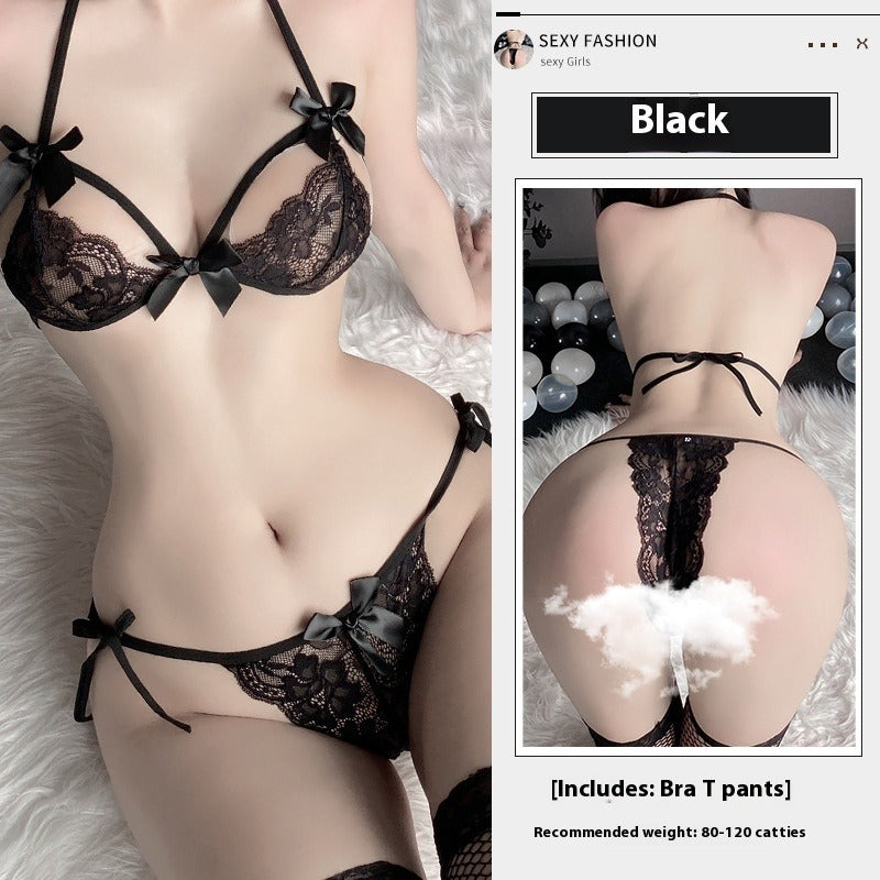 Lace Three-point Free Size Lingerie Pajamas