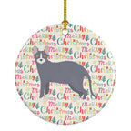 Don Sphynx #2 Cat Christmas Ceramic Ornament