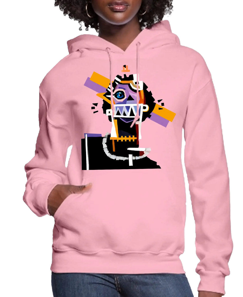 Neocubism Artwork Women’s Hoodie | Streetwear