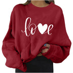 Loose Round Neck Pullover Blouse for Autumn & Winter | Streetwear