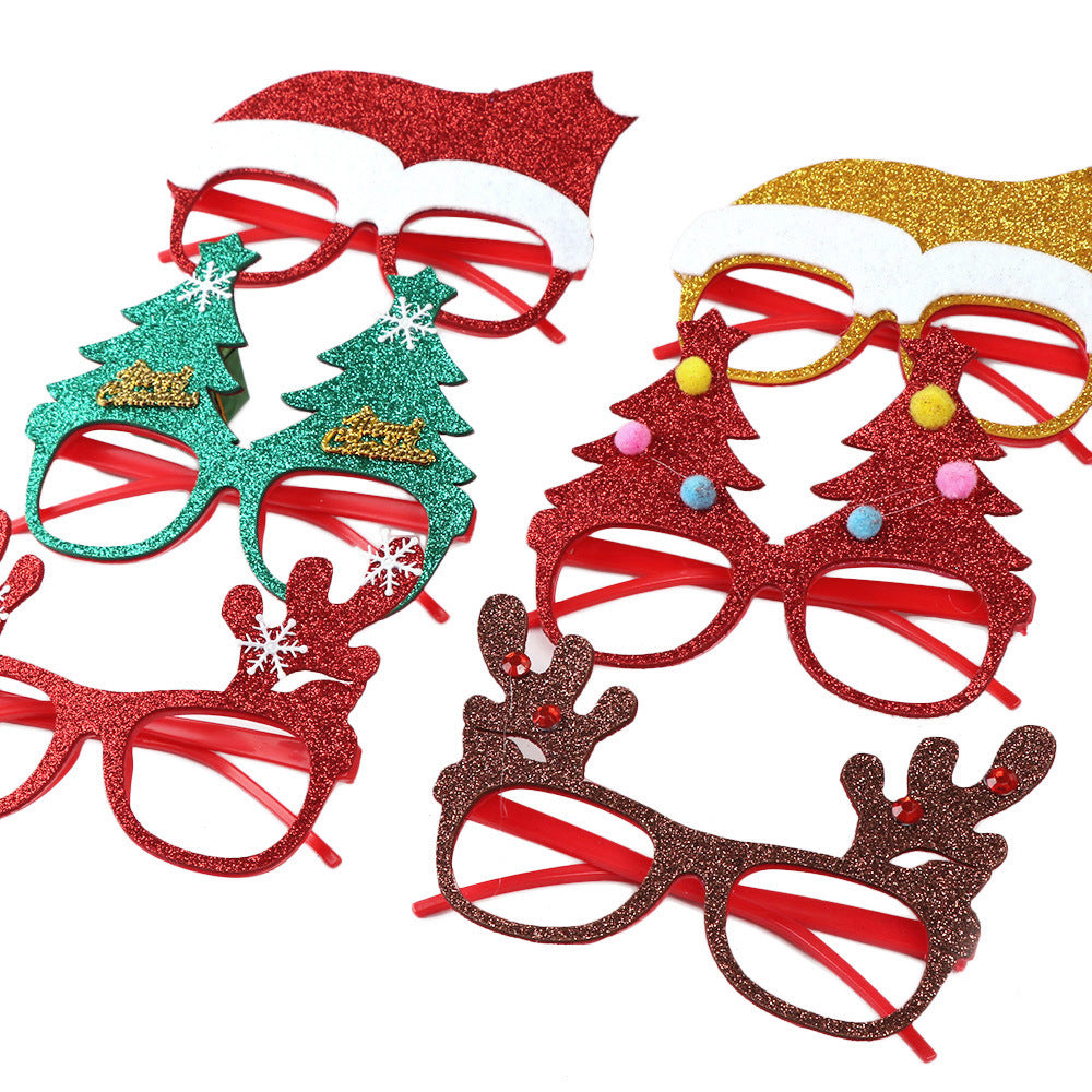 Christmas Decorative Glasses for Adults and Kids