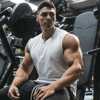 Men's Summer V-Neck Sleeveless Athletic Tank Top