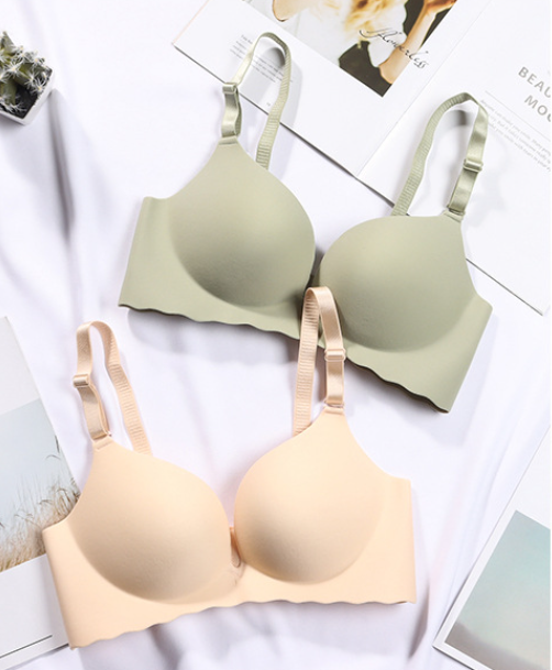 Seamless Bralette with Cross Back Design for Summer