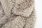 Winter Plush Lapel Coat