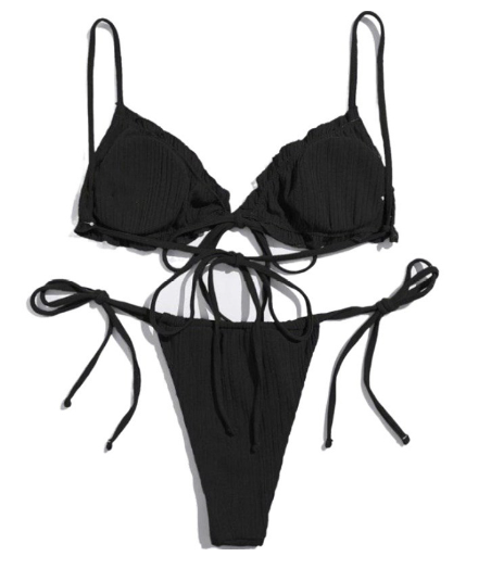 Bella's™ Lucy Bikini Set - Tied Solid Color Design