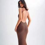Graceful Tube Top Rhinestone Evening Dress