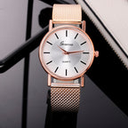 2024 New Women's Casual Quartz Mesh Dress Watch