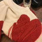 Handmade Tassel Loose Crew Neck Sweater