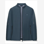 Men's Slim Fit Business Jacket - Casual High Collar Coat