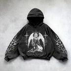 Hip Hop Y2K Printed Hoodie | Streetwear | Faith Streetwear