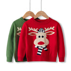 Round Neck Cartoon Double-Layered Boy's Sweater