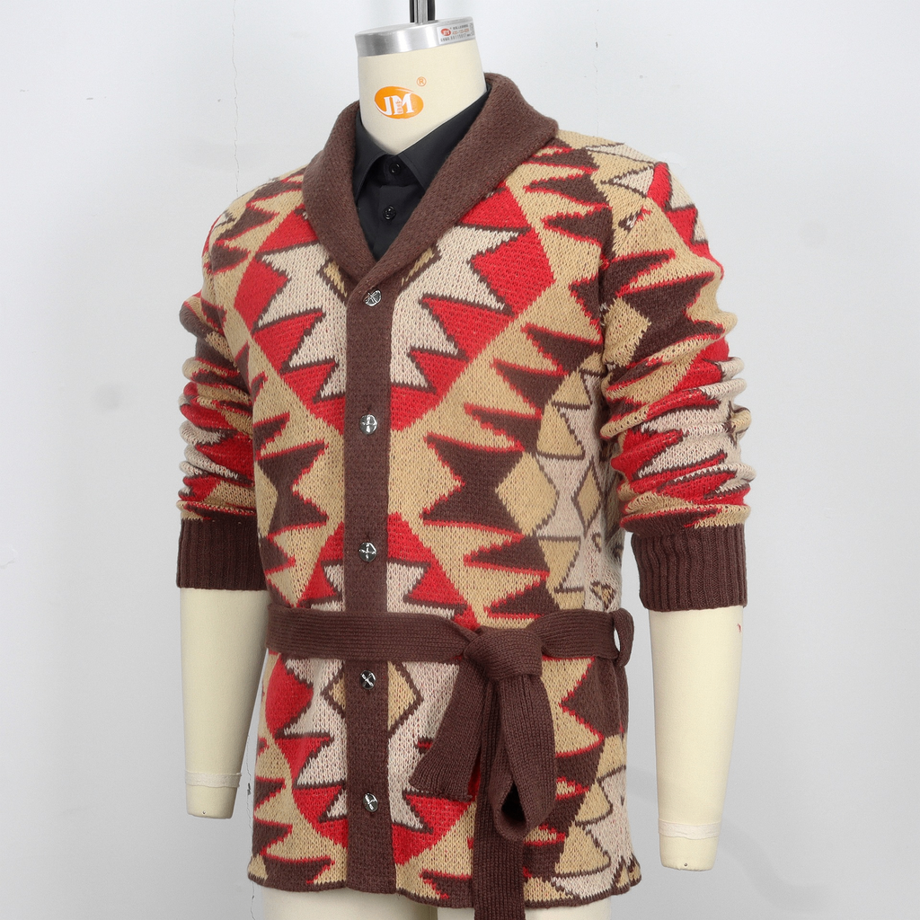 Thick Mid-Length Sweater Coat for Autumn and Winter