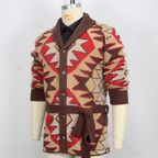 Thick Mid-Length Sweater Coat for Autumn and Winter