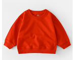 Pure Cotton Kids' Pullover Tops for Boys and Girls