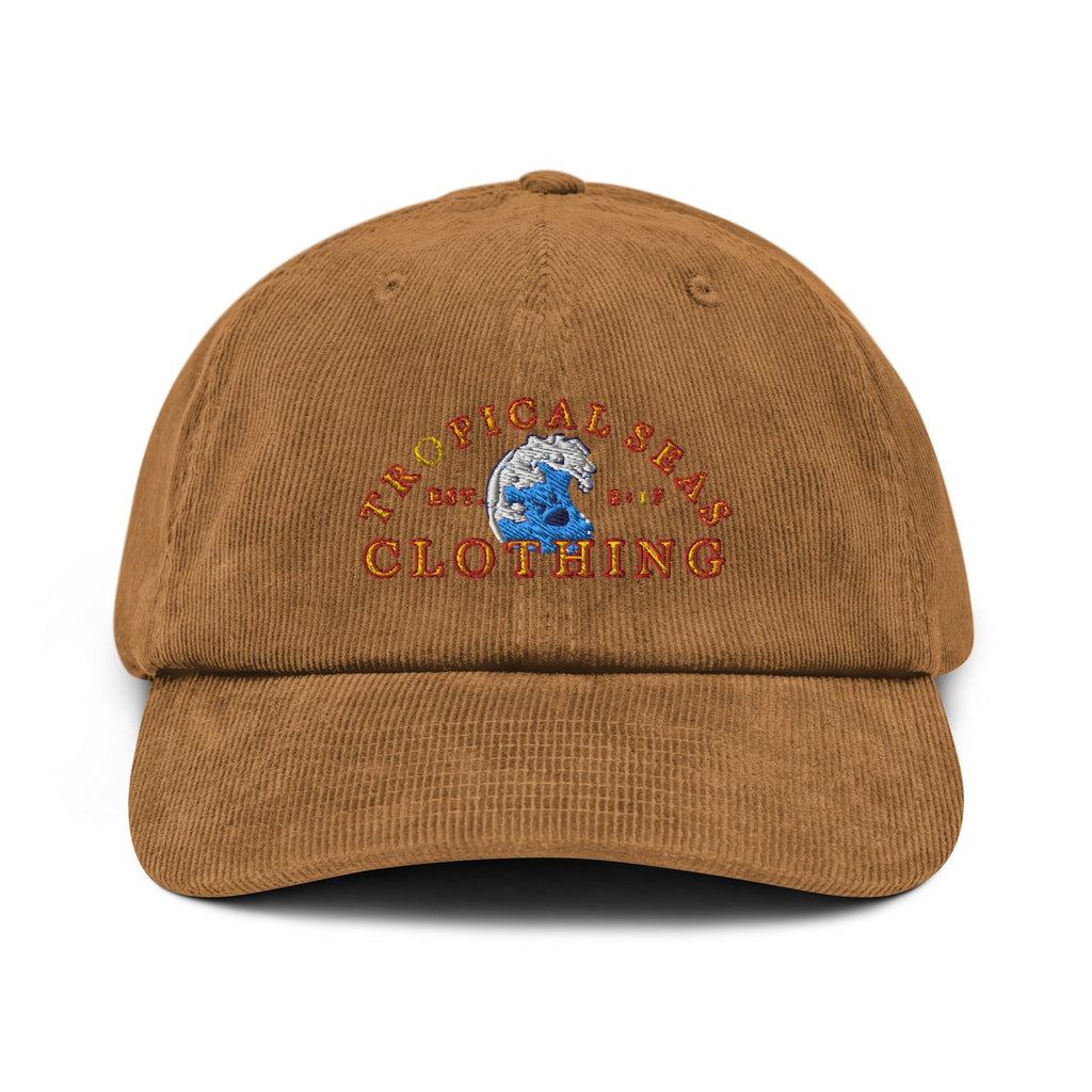 Good Vibe Wave Corduroy Hat | Embroidered Cap