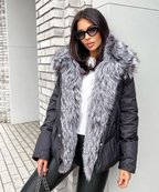 Short White Duck Down Jacket