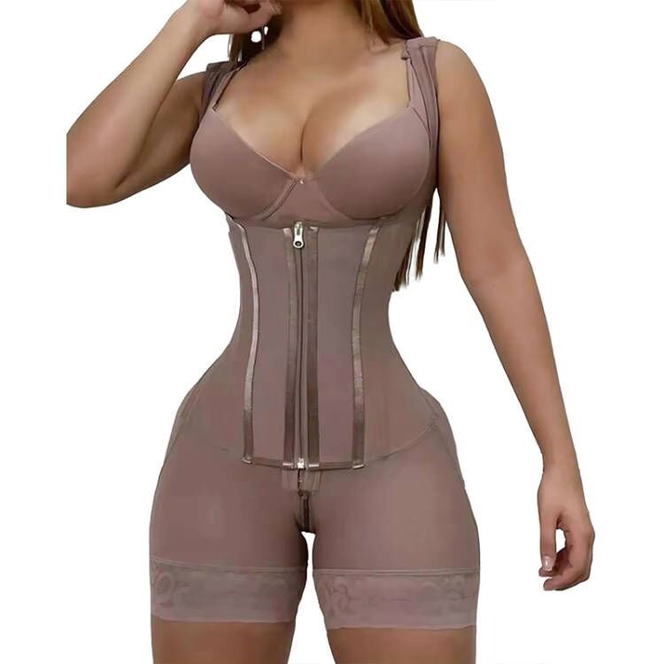 Women's 7-Bone Steel Bar Corset Jumpsuit