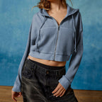 Solid Color Short Coat - European & American Style