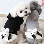 3D Rabbit Wool Coat for Pet Dogs